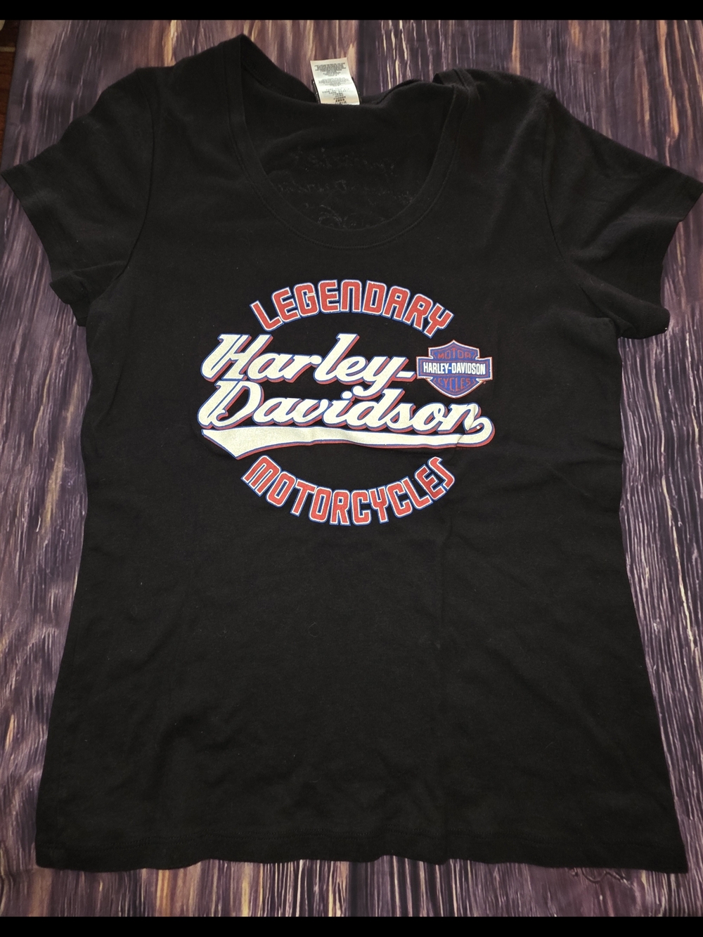 Harley-Davidson Black Short-Sleeve 'Legendary Motorcycles' Graphic Tee - Picture 1 of 4
